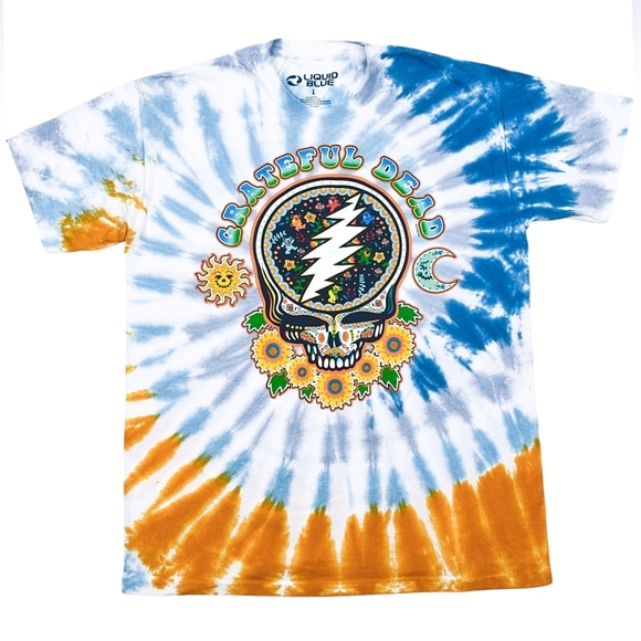 Liquid Blue Other - Liquid Blue Grateful Dead Tie-dye Short Sleeve Tee